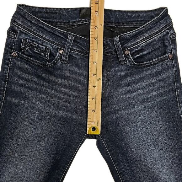 Buckle Black Womens Fit No. 53 Skinny Stretch Jeans Sz 23x32 Stretch Whiskered - Picture 6 of 12